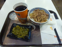 上海で食べた日本の牛丼